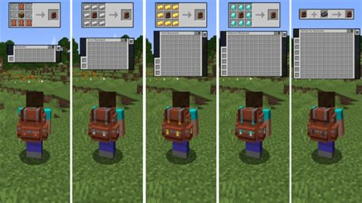 How to craft a backpack in minecraft