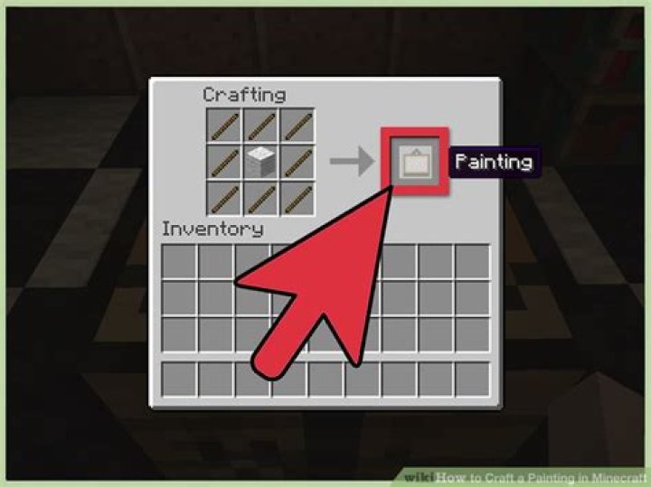 How to craft a painting minecraft