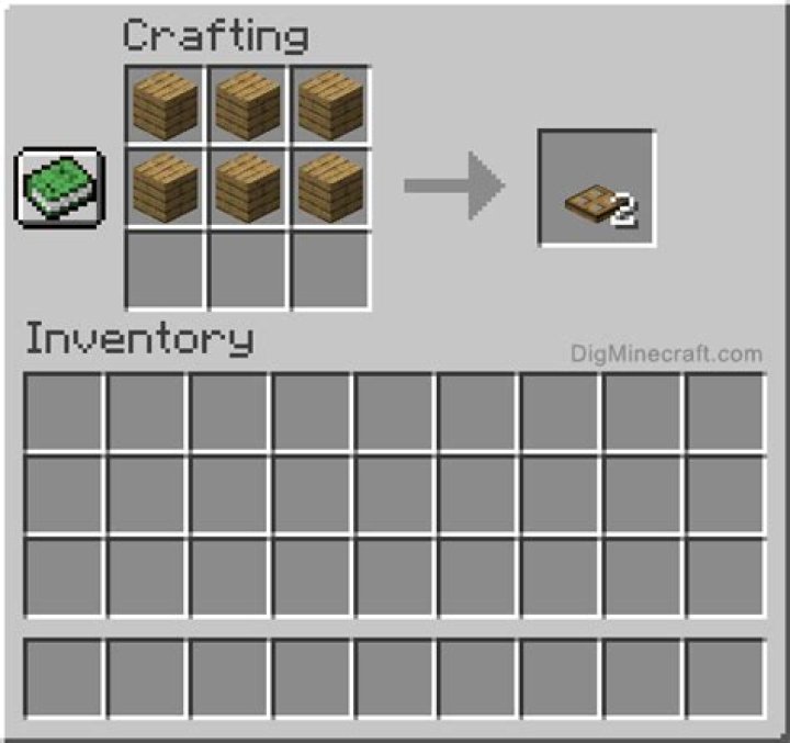 How to craft a trapdoor in minecraft