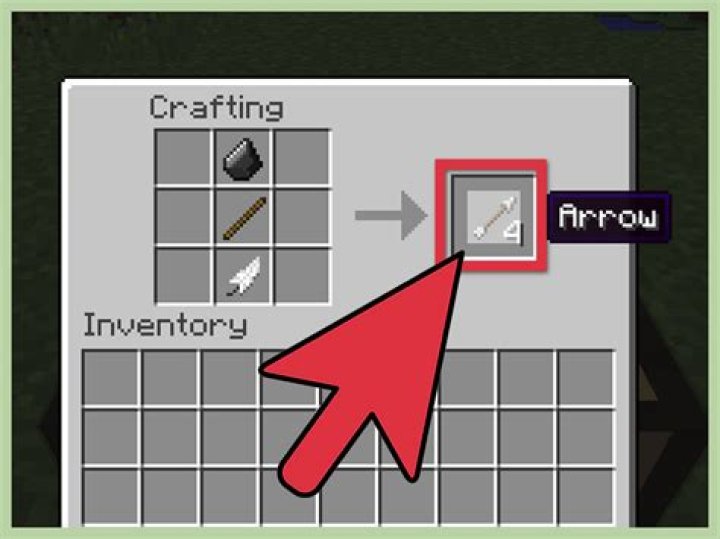 How to craft an arrow in minecraft