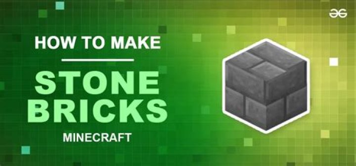 How to craft stone bricks in minecraft