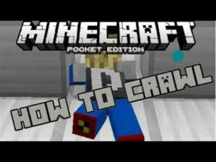 How to crawl in minecraft pocket edition