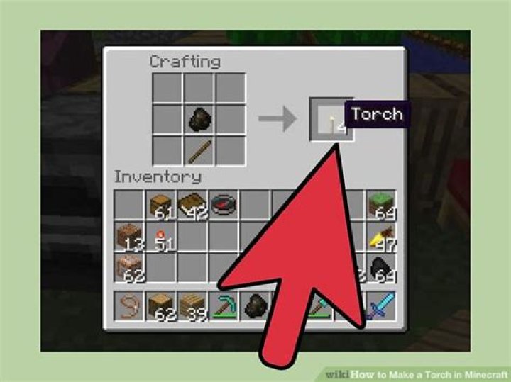 How to create a torch in minecraft