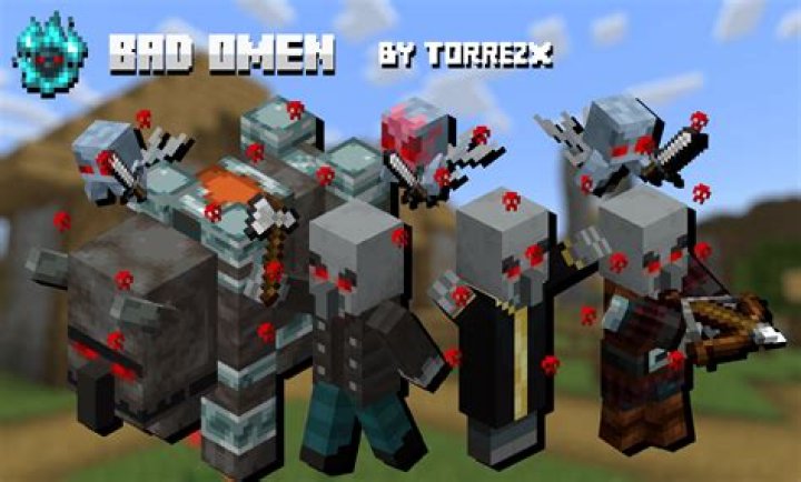 How to cure bad omen in minecraft