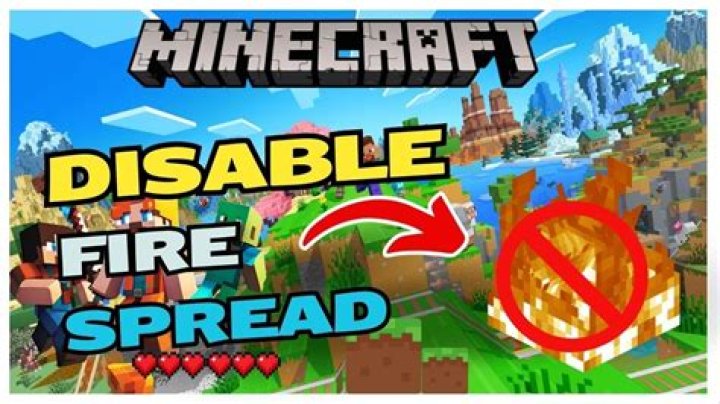 How to disable fire spread in minecraft