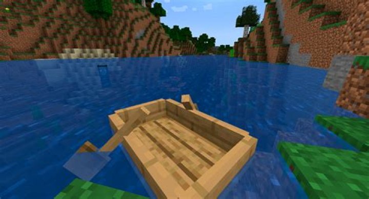 How to dismount a boat in minecraft