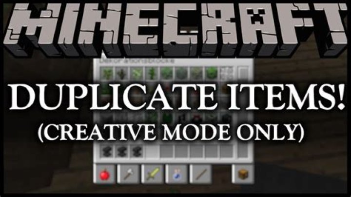 How to duplicate items in minecraft java