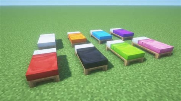 How to dye a bed in minecraft