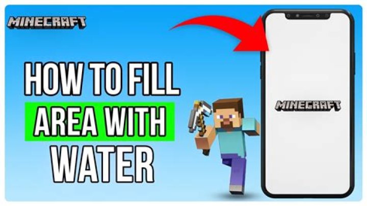 How to fill an area in minecraft