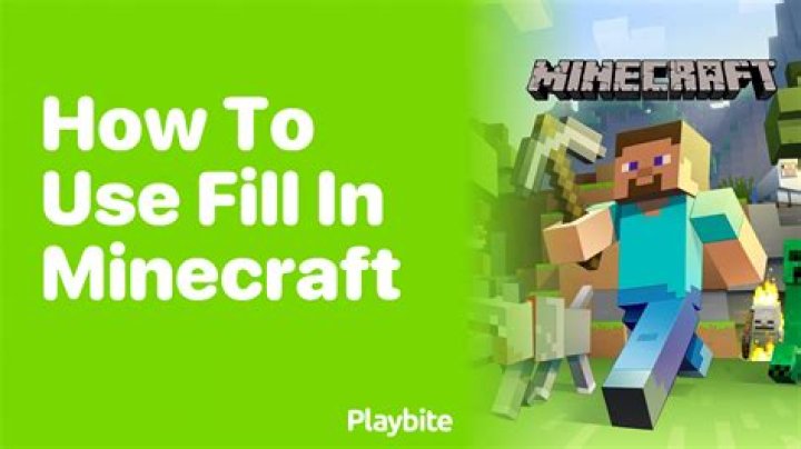 How to /fill in minecraft xbox