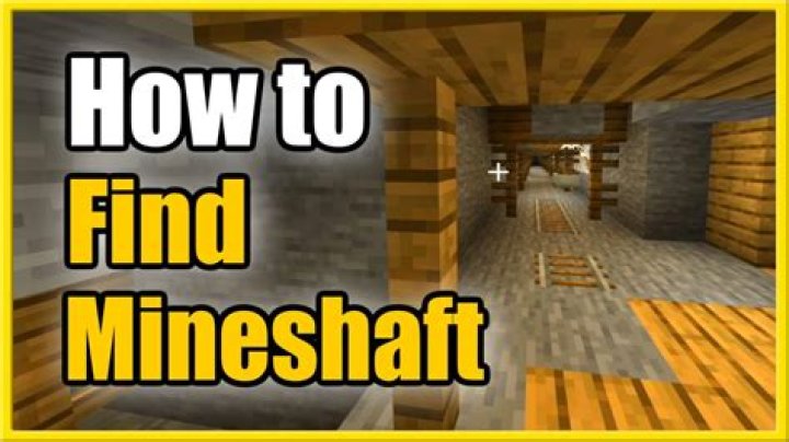 How to find a mineshaft in minecraft