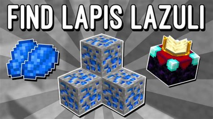 How to find lapis in minecraft
