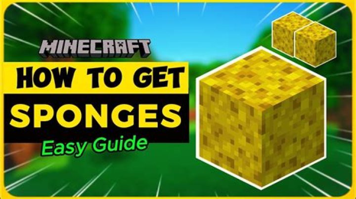 How to find sponge in minecraft