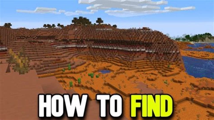 How to find the badlands in minecraft