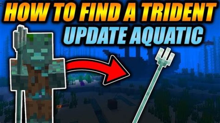 How to get a trident minecraft