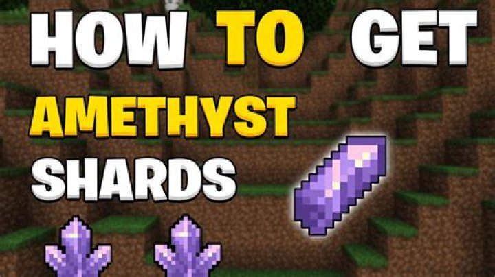 How to get amethyst shard in minecraft
