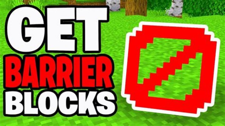 How to get barrier blocks in minecraft