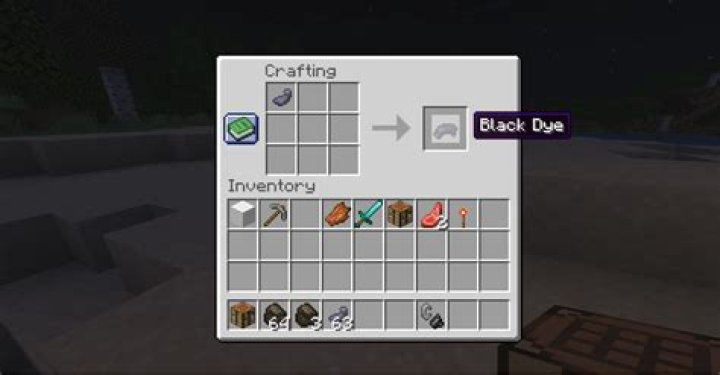 How to get black dye in minecraft