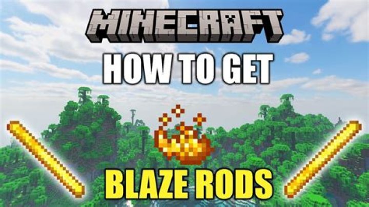 How to get blaze rod in minecraft