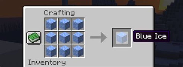 How to get blue ice in minecraft