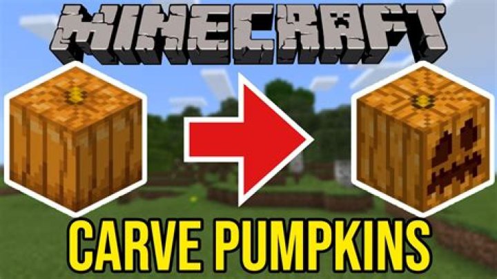 How to get carved pumpkin in minecraft