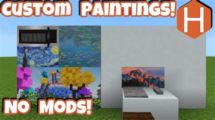 How to get custom paintings in minecraft