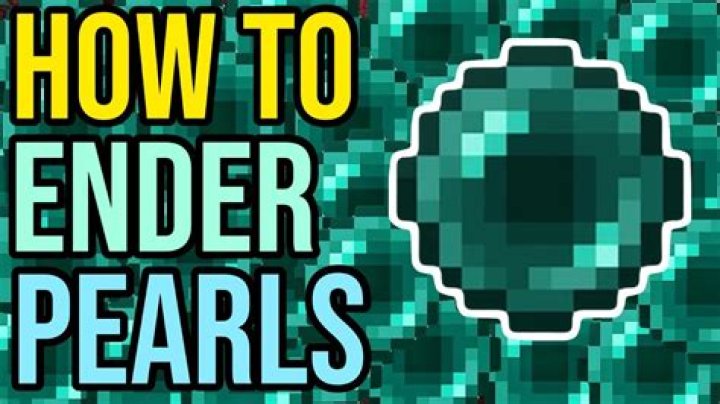 How to get ender pearls in minecraft