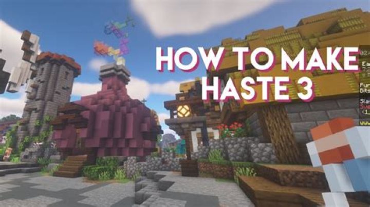 How to get haste in minecraft