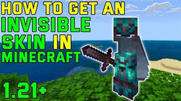 How to get invisible skin in minecraft