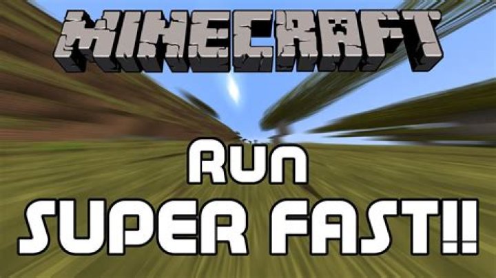 How to get minecraft to run faster