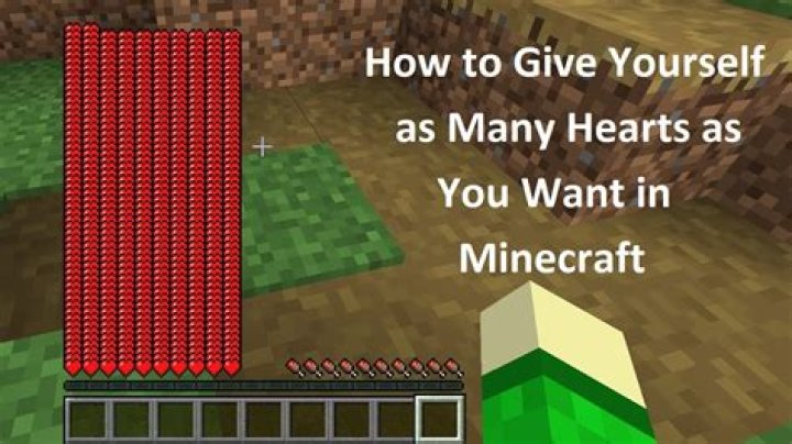 How to get more hearts in minecraft