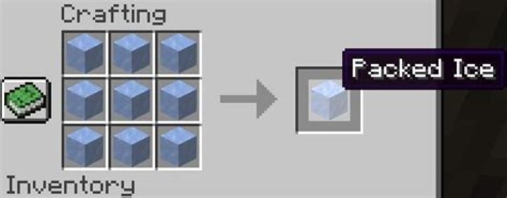 How to get packed ice in minecraft