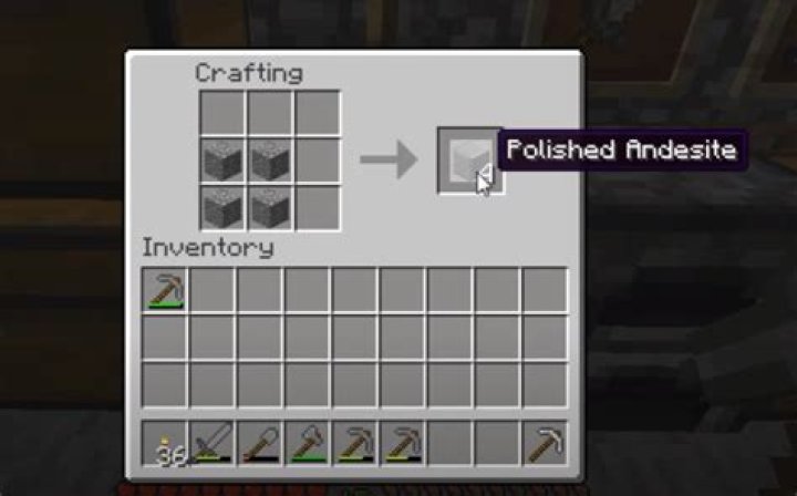 How to get polished andesite in minecraft