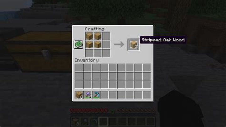 How to get stripped wood in minecraft
