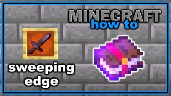 How to get sweeping edge in minecraft