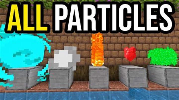 How to give yourself particles in minecraft