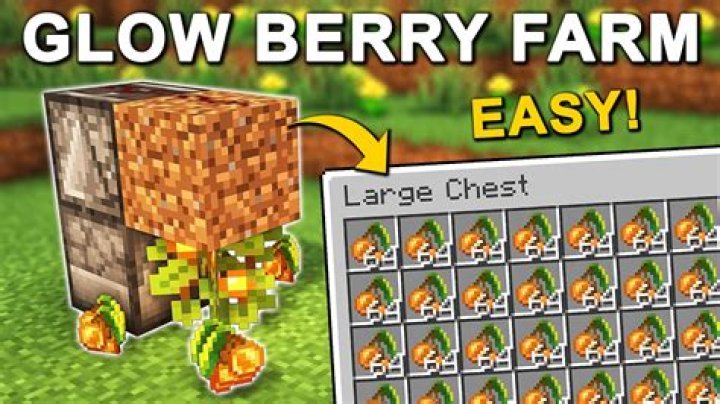 How to harvest glow berries in minecraft