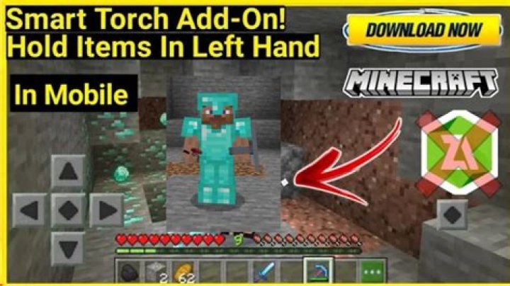 How to hold a torch in minecraft
