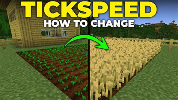 How to increase tick speed in minecraft