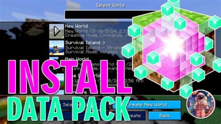 How to install data packs in minecraft
