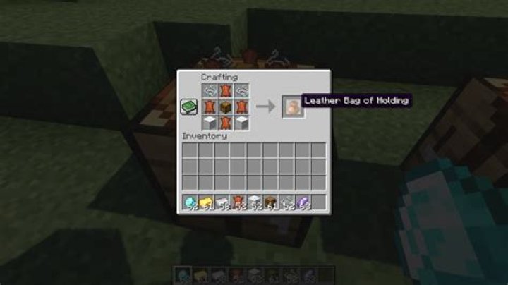 How to make a bag in minecraft
