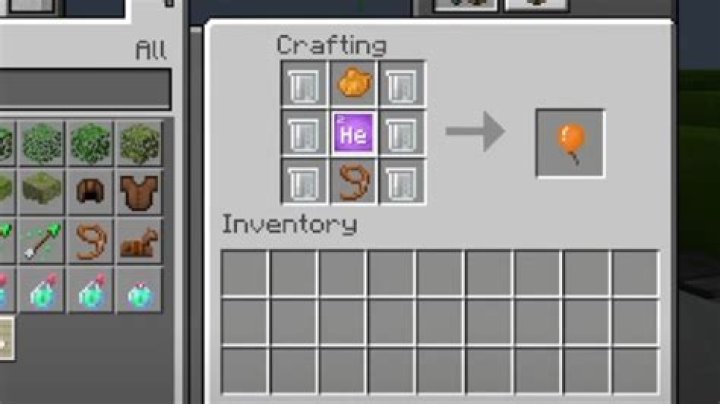 How to make a balloon in minecraft