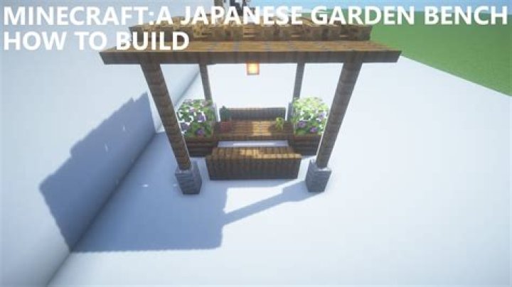 How to make a bench in minecraft