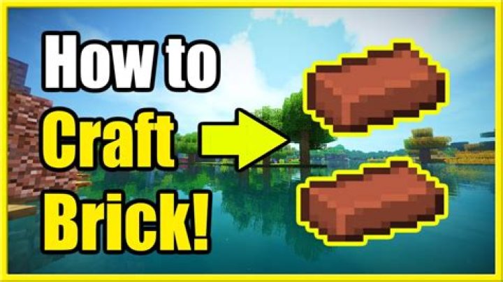 How to make a brick in minecraft