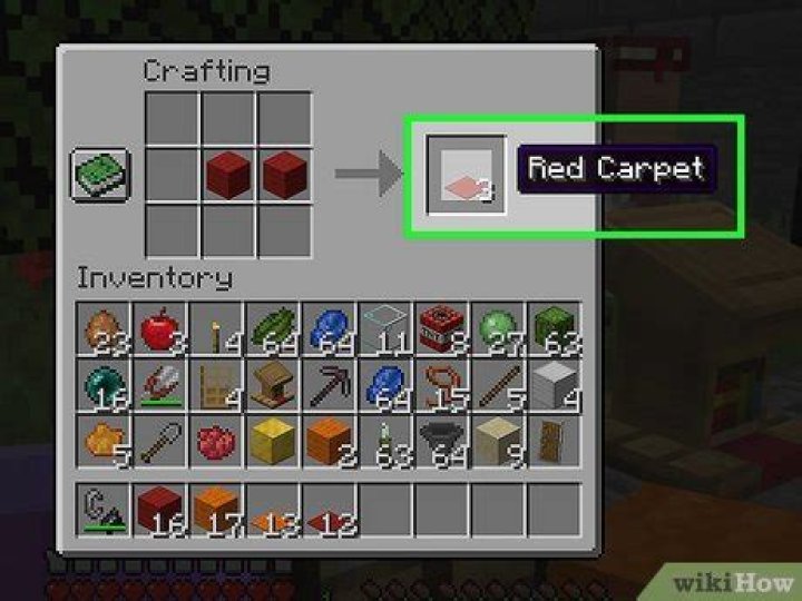 How to make a carpet in minecraft