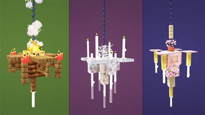 How to make a chandelier in minecraft