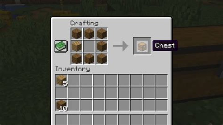 How to make a chest on minecraft