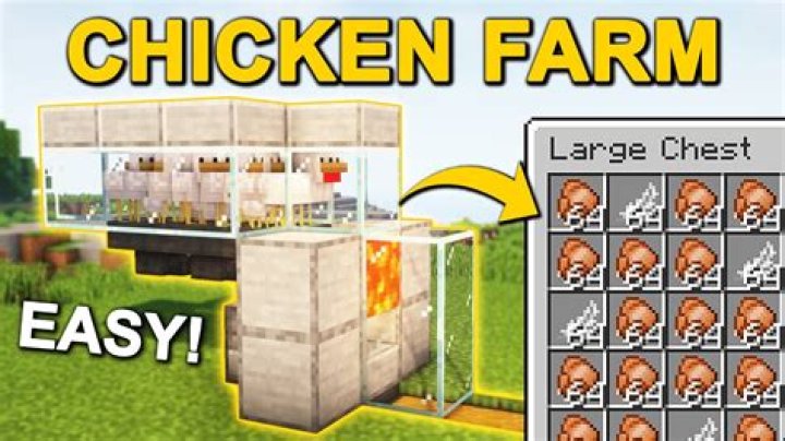 How to make a chicken farm minecraft