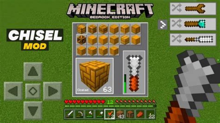 How to make a chisel in minecraft