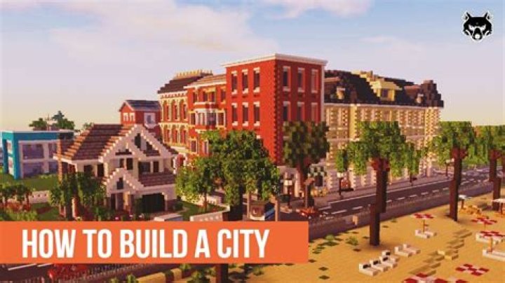 How to make a city in minecraft